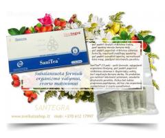 SaniTea 15 pak SANTEGRA - sąlygoja organizmo valyma