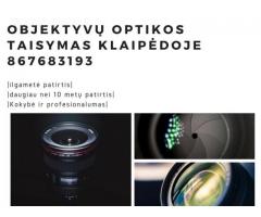 objektyvu optikos taisymas remontas Klaipeda 867683193