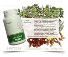 Lecithin 100 kaps SANTEGRA - gali padėti sumažinti cholesterino lygį