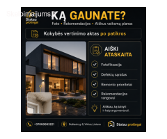 ATLIKTŲ DARBŲ KOKYBĖS VERTINIMO AKTAS