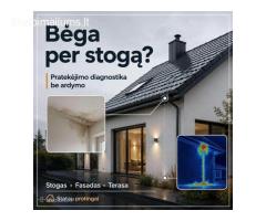 Bėga per stogą? Pratekėjimo diagnostika be ardymo