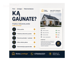 PROJEKTŲ IR DOKUMENTŲ ANALIZĖ PRIEŠ PERKANT BŪSTĄ