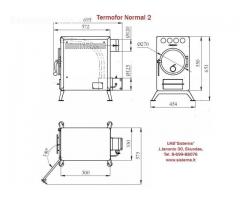 Plieniniai orinio šildymo katilai TERMOFOR  NORMAL